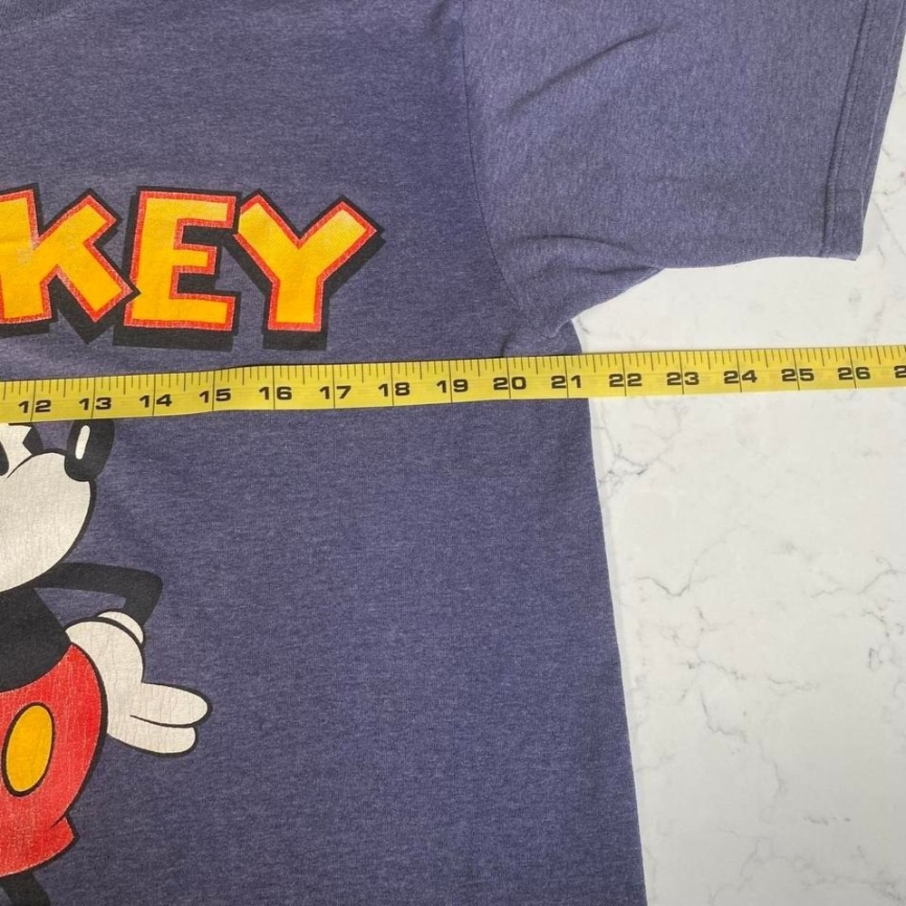 Vintage 90s Mickey Mouse T-Shirt Purple Mickey by Velva Sheen | Size Large - Picture 5 of 7